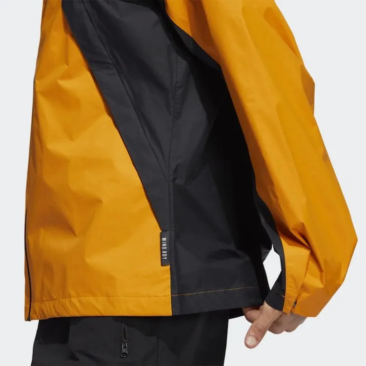 Adidas Skateboarding Tech Shell Jacket Black/Focus Orange